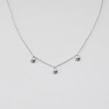 "Ζησ'το στο FULL" charm necklace silver