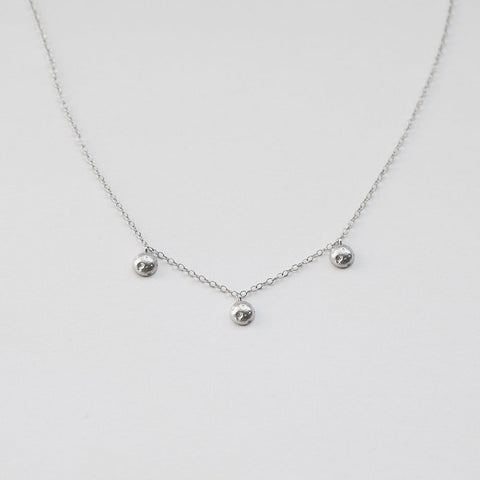 "Ζησ'το στο FULL" charm necklace silver