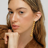 Coquilles liston earrings gold