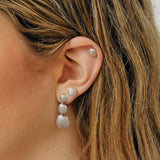 Coquilles jouet drop earrings silver