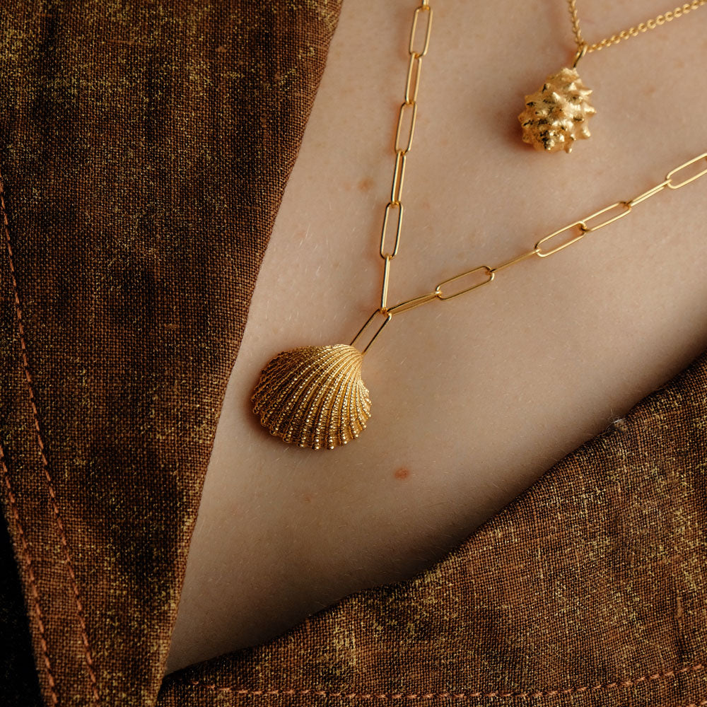 Coquilles venus necklace gold