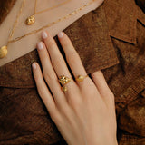 Coquilles jouet ring gold
