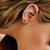 L'eau drops climber earrings gold