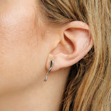 L'eau drops earrings silver