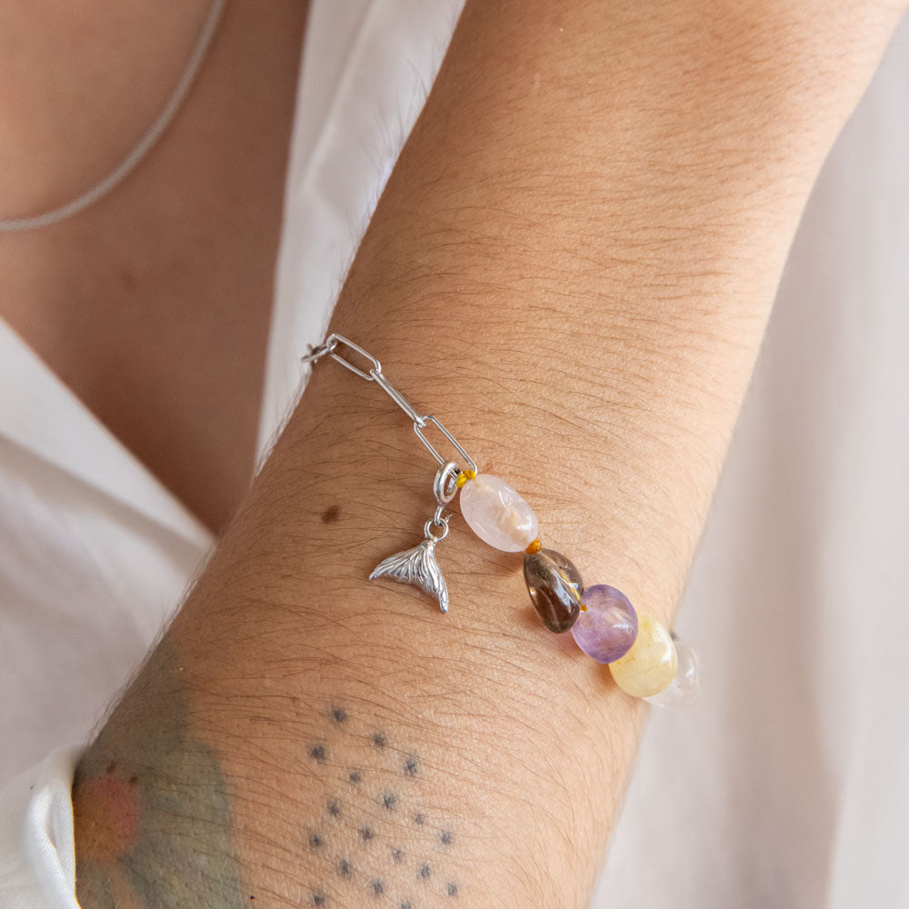 Mermaid all purpose charm silver