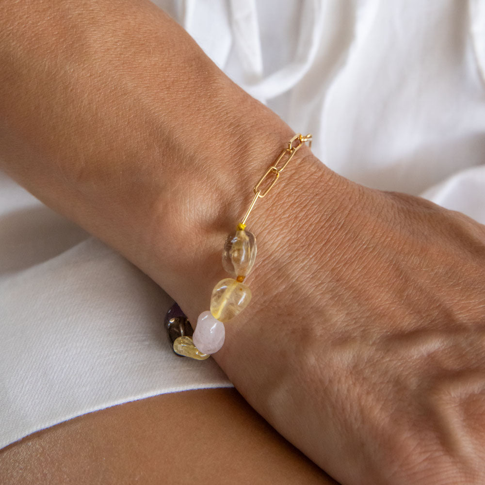 Votsalo quartz bracelet gold