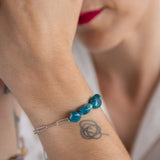 Votsalo apatite bracelet silver