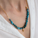 Votsalo apatite necklace gold