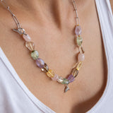 Votsalo quartz necklace silver