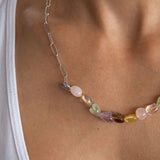Votsalo quartz necklace silver