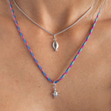 Lithrini necklace charm silver