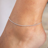 Rita anklet silver