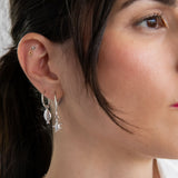 Tartaruga earring charm silver