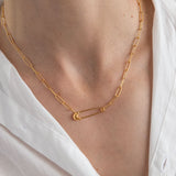 Vibing necklace gold