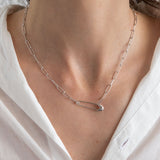 Vibing necklace silver