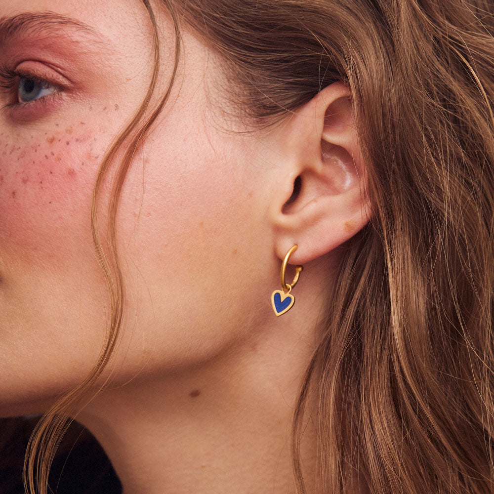 Heartlette earring charm gold