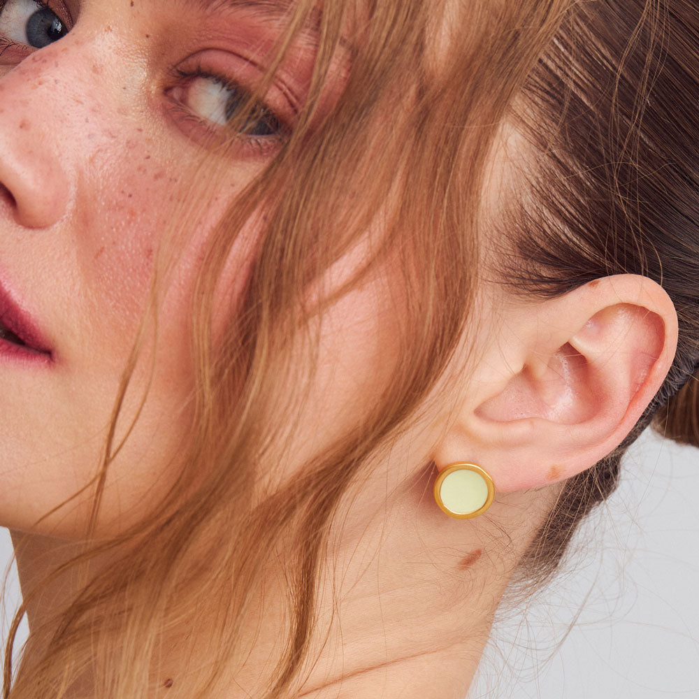 Palette S earrings gold