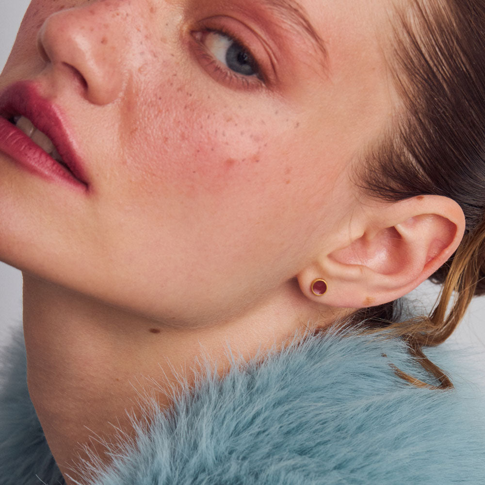 Palette XS stud earrings gold