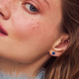 Palette XS stud earrings silver