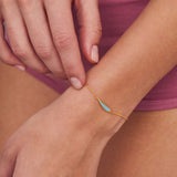 Palette Extended leaf bracelet gold