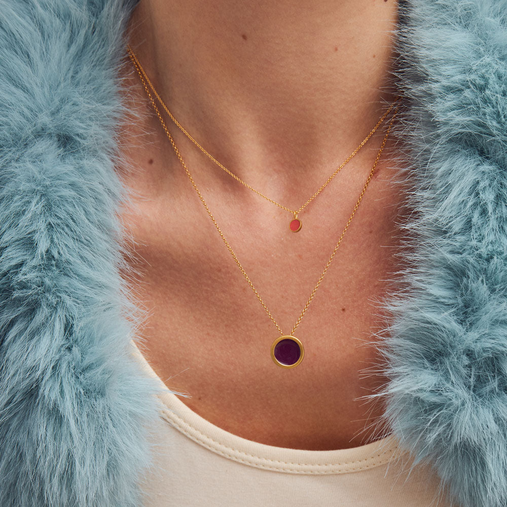 Palette S necklace gold