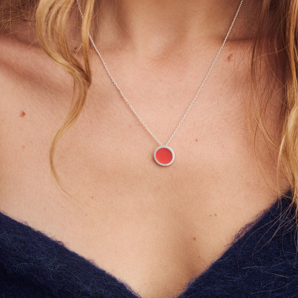 Palette S necklace silver