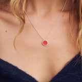 Palette S necklace silver