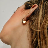 Pralines earrings gold