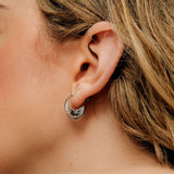 Pralines earrings silver