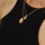 Pralines necklace L gold