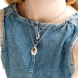 Pralines necklace L silver