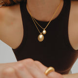 Pralines necklace S gold