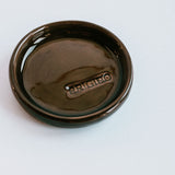 Ceramic trinket tray cocoa