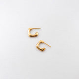 Camping earrings gold