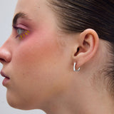 Camping earrings silver