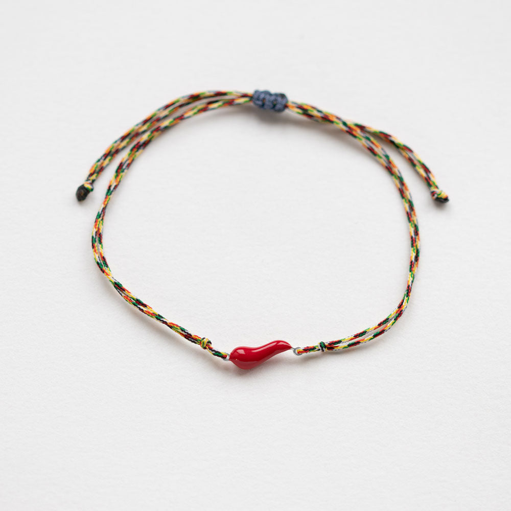 Cornicello bracelet silver
