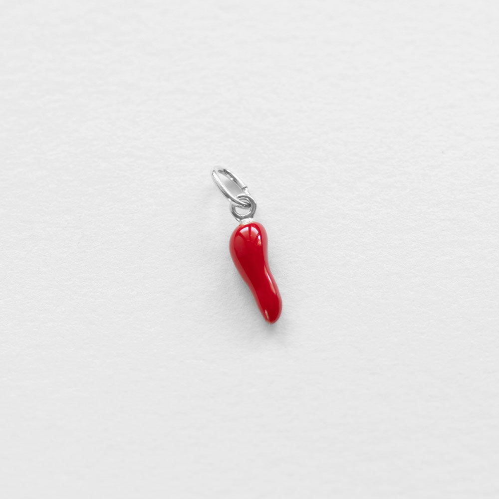 Cornicello necklace charm silver