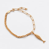 Diving barbouni necklace charm gold