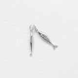 Diving barbouni necklace charm silver