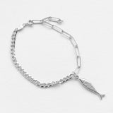 Diving barbouni necklace charm silver