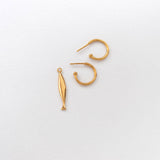 Diving sardela earring charm gold