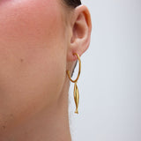 Diving sardela earring charm gold
