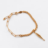 Diving sardela necklace charm gold