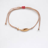 Diving tuna bracelet with thread gold