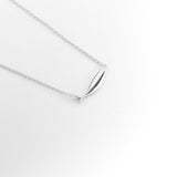 Diving tuna necklace silver