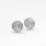 Spinning earrings silver