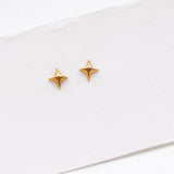 Gazing single earrings gold