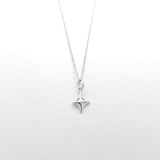 Gazing necklace silver