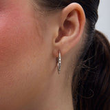 Hiking earrings silver