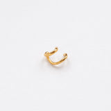 Hugging cuff earring gold
